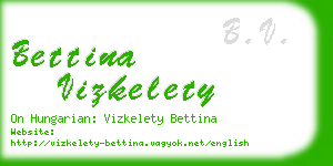 bettina vizkelety business card